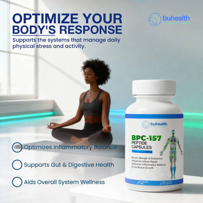 BPC-157 Capsules 1000 mcg | 60 Capsules | Made in USA | GMP