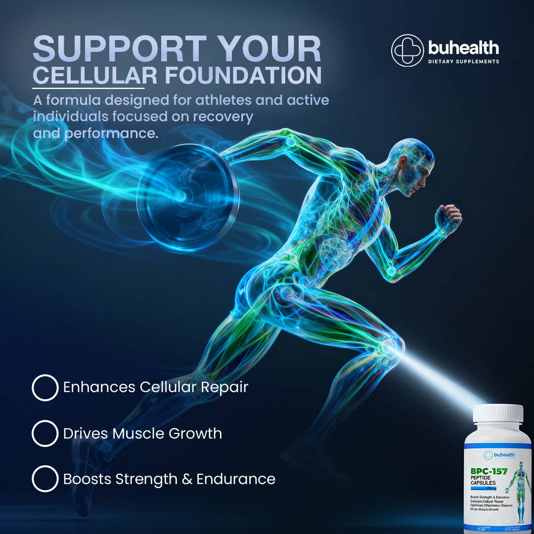 BPC-157 Capsules 1000 mcg | 60 Capsules | Made in USA | GMP