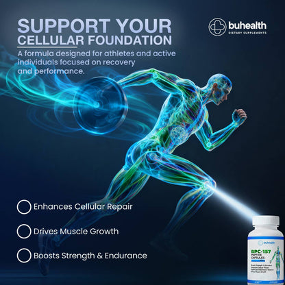 BPC-157 Capsules 1000 mcg | 60 Capsules | Made in USA | GMP