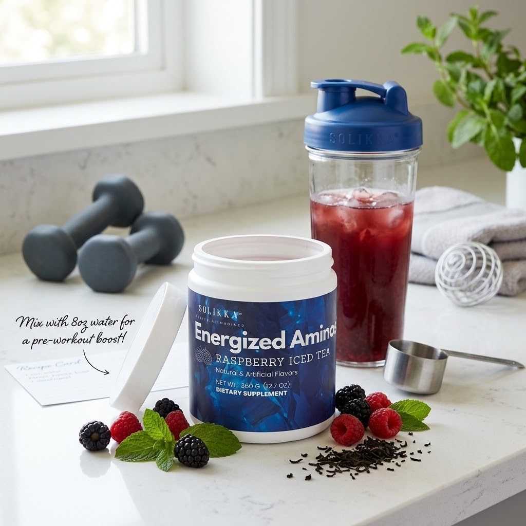 Energized Aminos Raspberry Tea