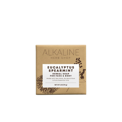 Herbal Bar Soap Face & Body Eucalyptus Spearmint 6oz