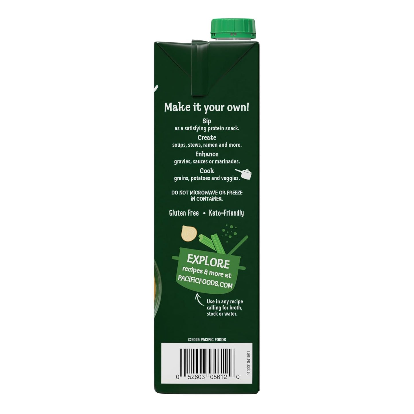 Pacific Foods Organic Chicken Bone Broth With Sea Salt, 32 oz