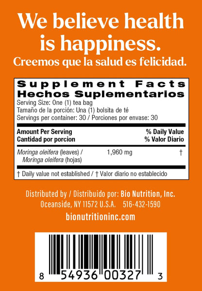 Bio Nutrition Inc - Moringa Tea