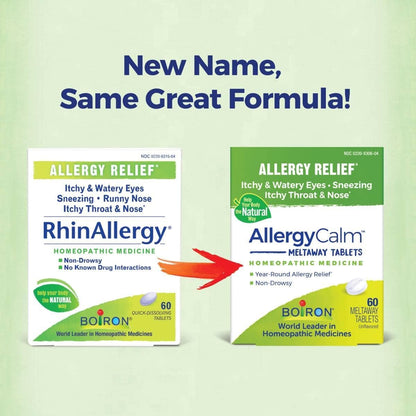 Boiron AllergyCalm Meltaway Tablets