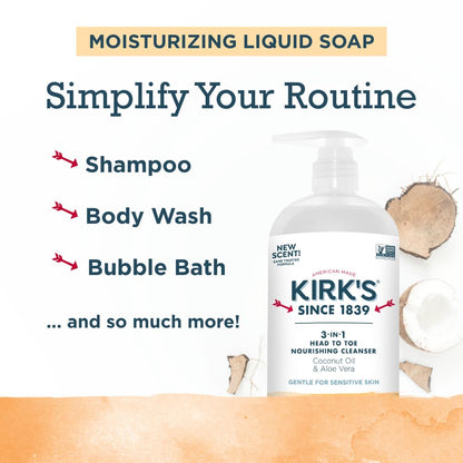 Kirk's Citrus Twist 3-in-1 Nourishing Cleanser