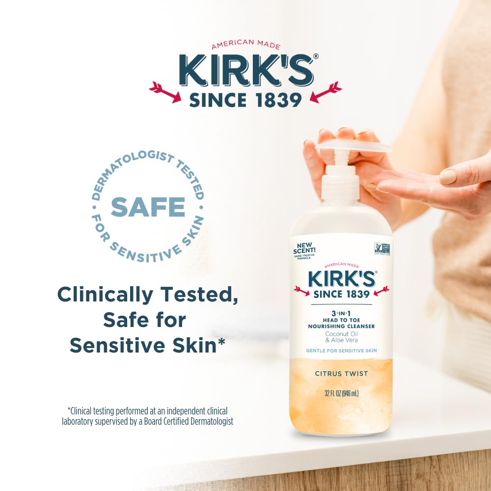 Kirk's Citrus Twist 3-in-1 Nourishing Cleanser