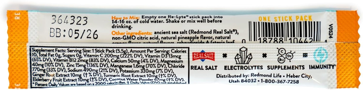 Pineapple-Orange Immunity Stick single