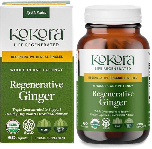 Regenerative Organic Certified Single - Ginger (60 ct)