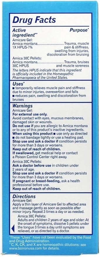 Arnicare Gel & Oral Pellets Value