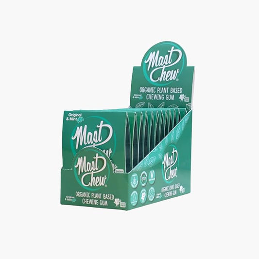 Organic Mastic Resin Original Mastic Flavour & Mint Chewing Gum Mast Chew Sleeve (8 pcs)