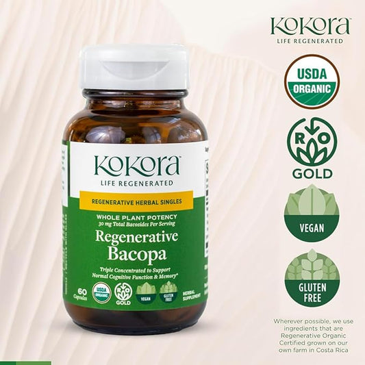 Regenerative Bacopa 60 Vegetarian Capsules
