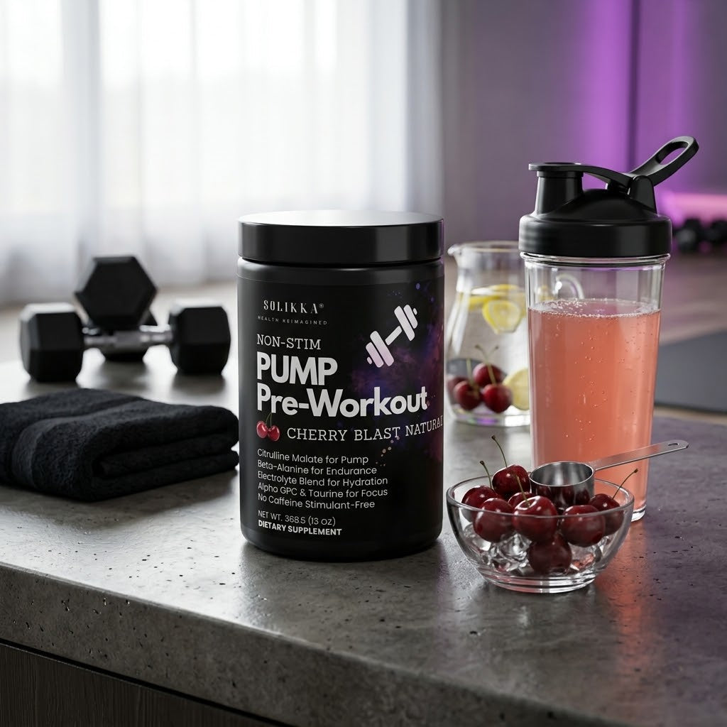 Pump Non-Stim Pre-Workout Cherry Blast 312g w/ Natural Flavor
