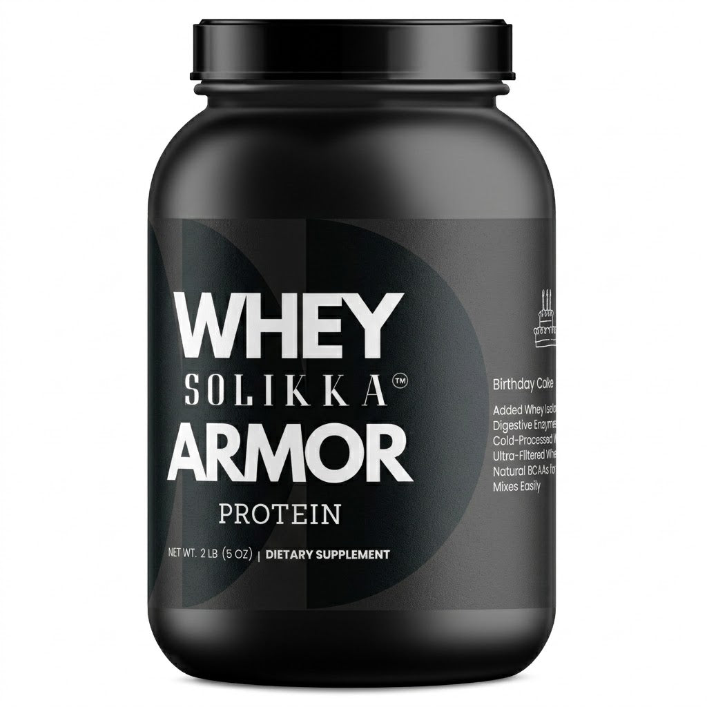 2lb Whey Armor Protein Birthday Cake
