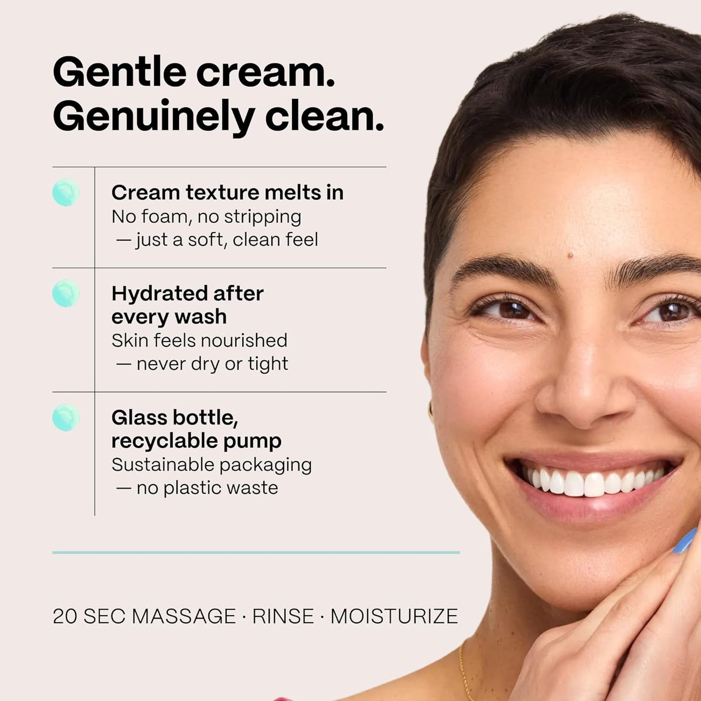 Mad Hippie Cream Cleanser – Gentle Formula with Hyaluronic Acid, Jojoba Oil & Green Tea