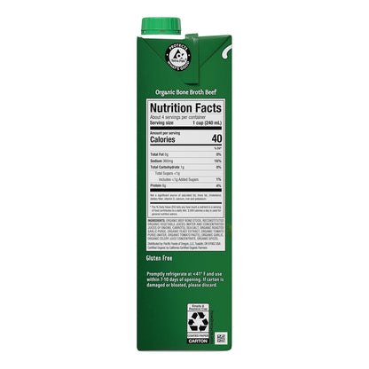 Pacific Foods Organic Beef Bone Broth, 32 floz