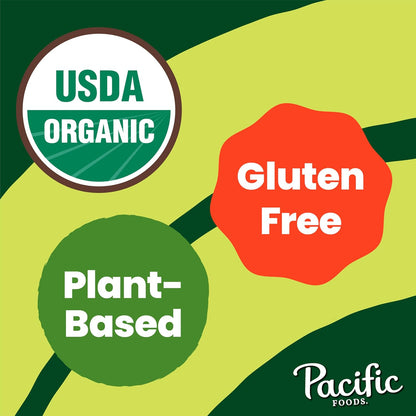 Pacific Foods Organic Hearty Vegetable Soup, Plant Based, 16.3 oz