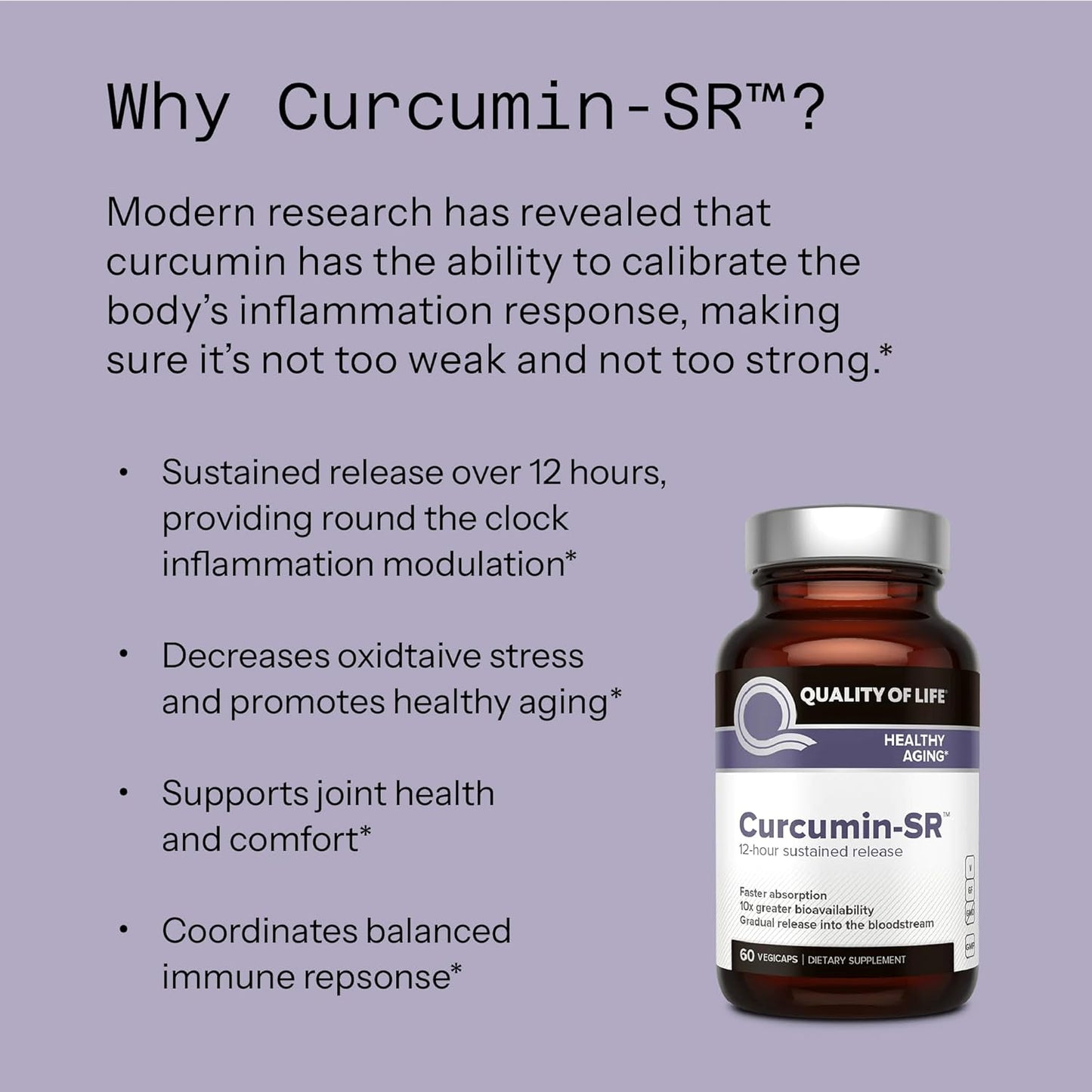 Curcumin-SR, 500 mg, 60 Vegicaps