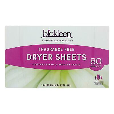 Dryer Sheets Fragrance Free