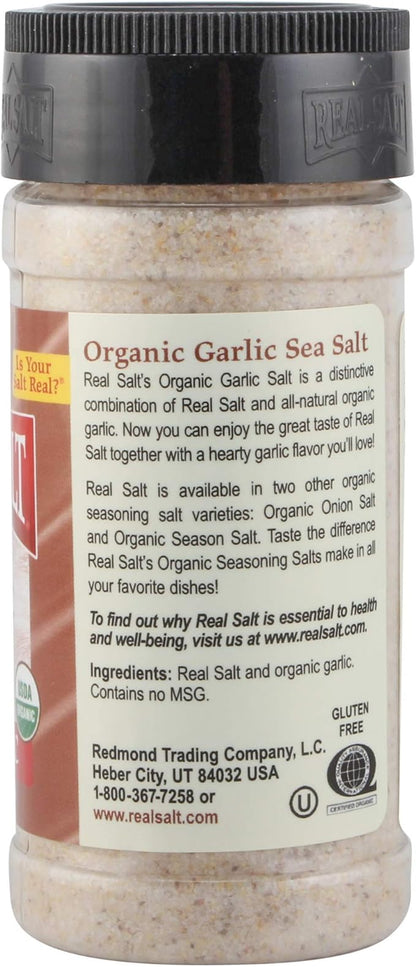 Redmond Real Salt Organic Garlic Salt