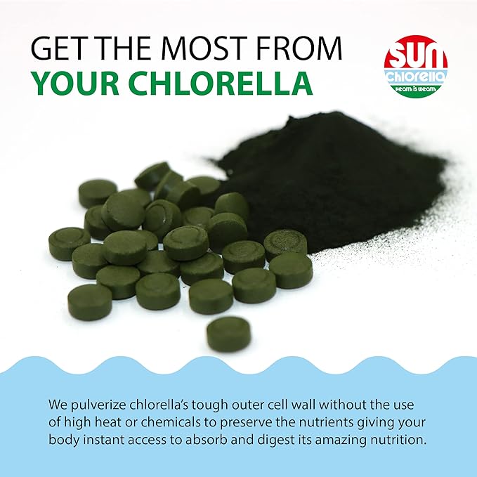 Sun Chlorella 200mg Tablets (1500 Count)