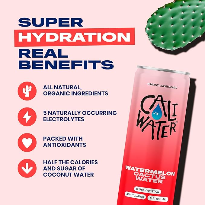 Watermelon Cactus Water 12 oz
