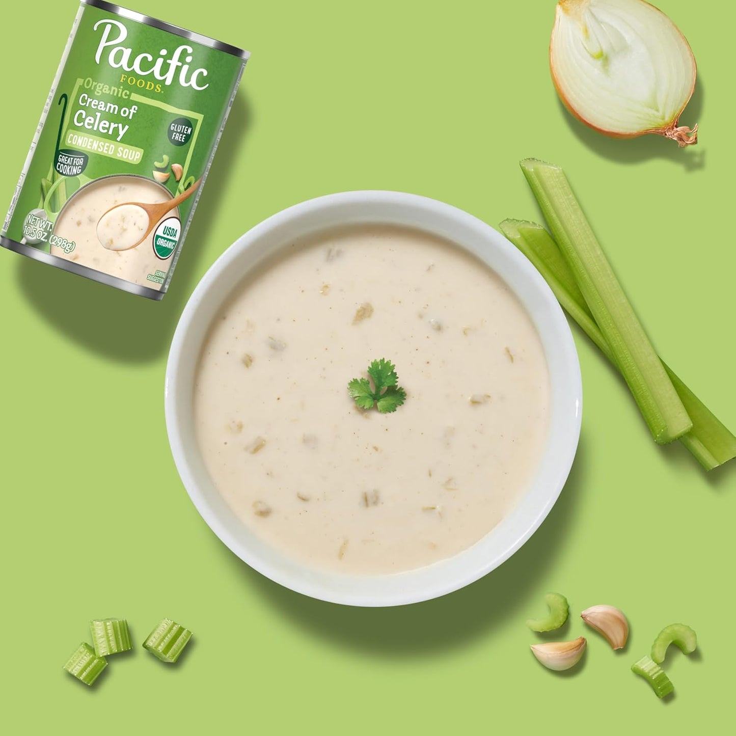 Pacific Foods, Soup Condensed Cream Of Celery Organic, 10.5 Oz