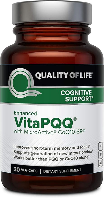 Enhanced VitaPQQ® with CoQ10, 30 VegiCaps
