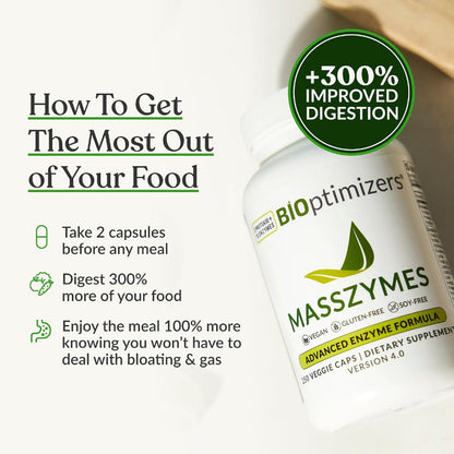 BiOptimizers Masszymes 30 Veg Caps