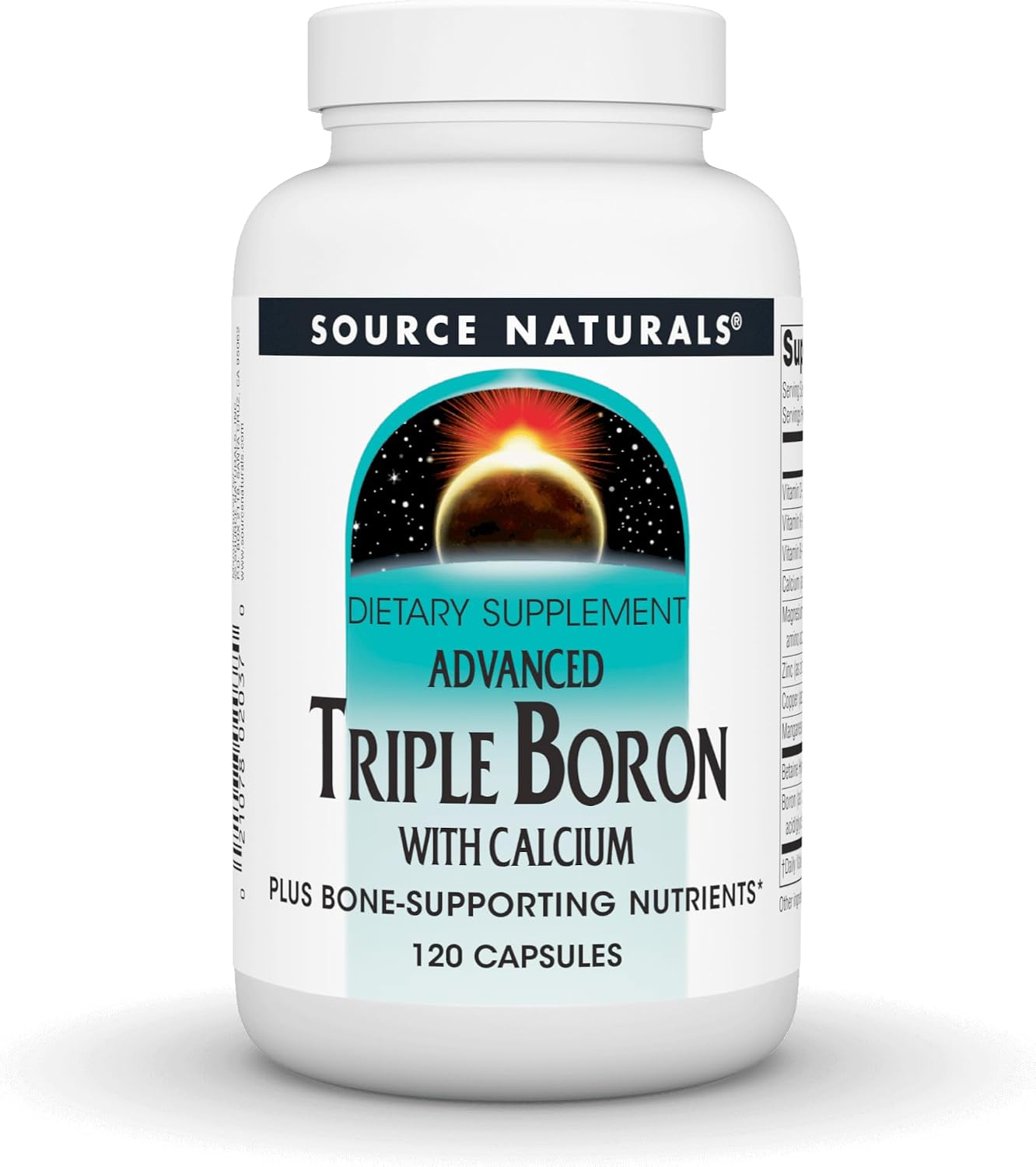 Source Naturals Advanced Triple Boron with Calcium 120 capsule