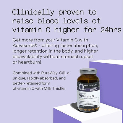 Advasorb® Vitamin C Supplement, 60 Vegicaps