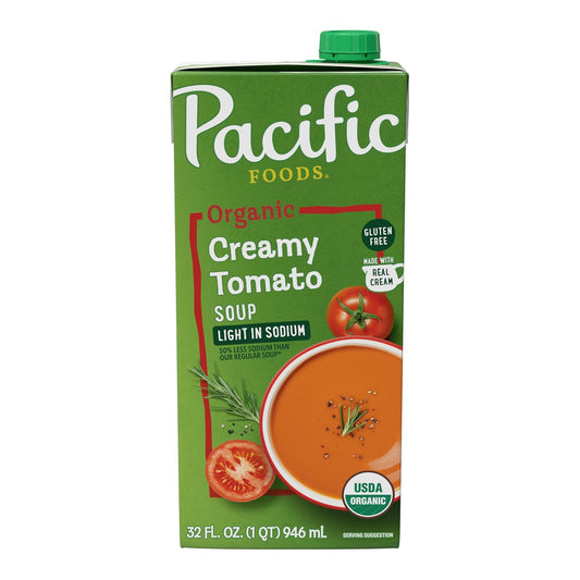 Pacific Foods Organic Creamy Light in Sodium Tomato Soup, 32 oz