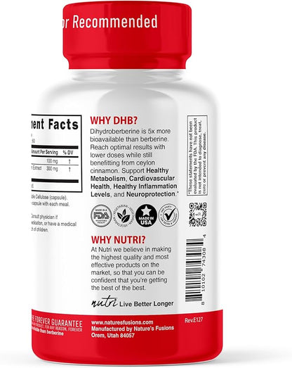 D100 Dihydroberberine+ 100 mg, 60 ct
