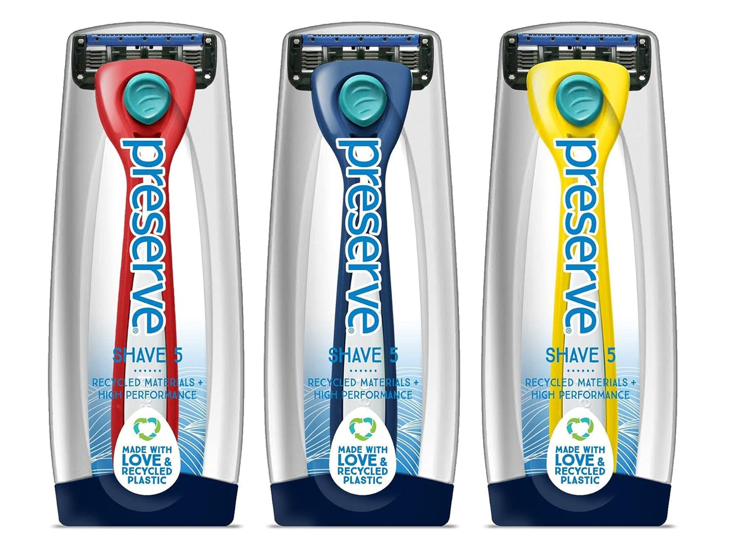Preserve, Razor Shave 5 System (Color May Vary)