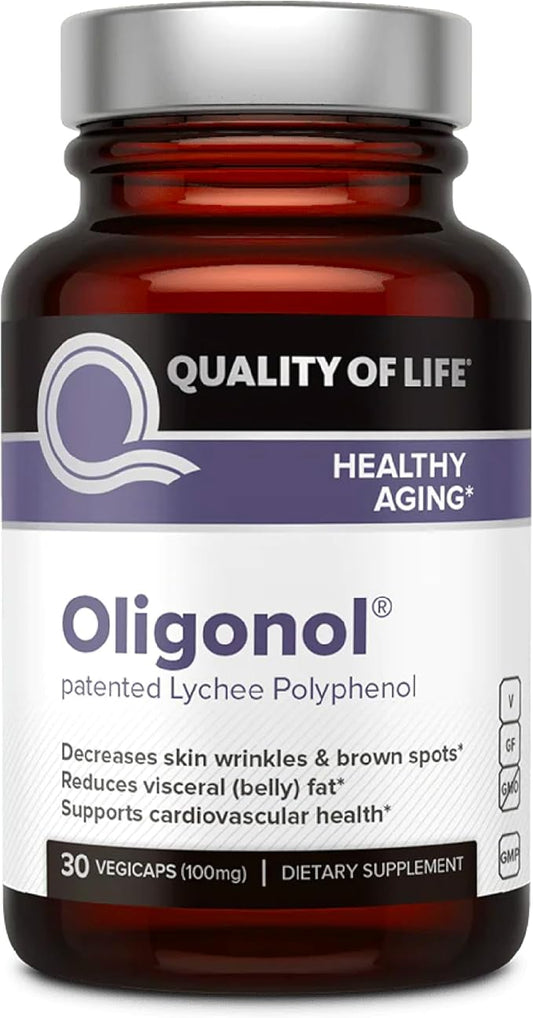 Oligonol Premium Anti-Aging & Circulation Support, 30 VegiCaps