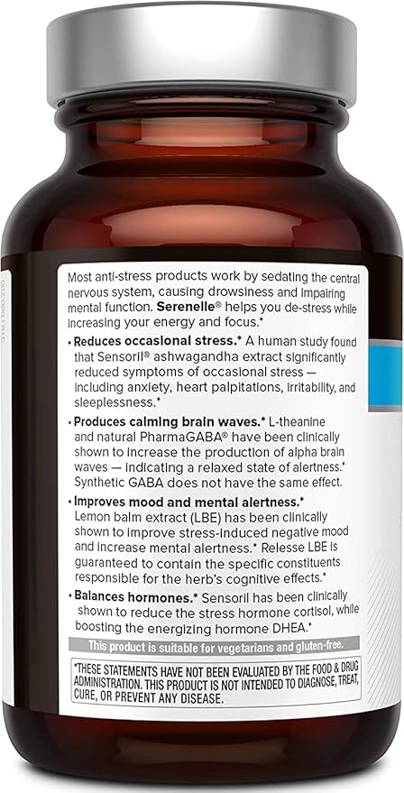 Serenelle Stress & Mood Management, 60 VegiCaps