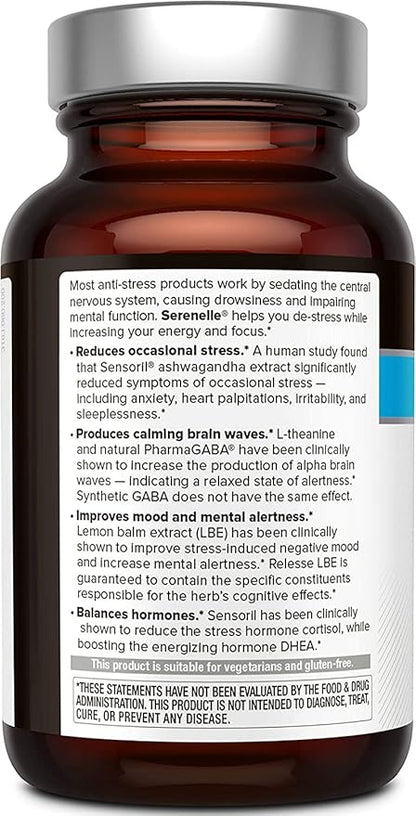 Serenelle Stress & Mood Management, 60 VegiCaps