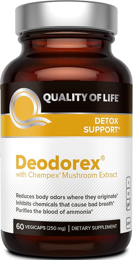 Deodorex with Champex® Mushroom Extract, 60 Vegicaps