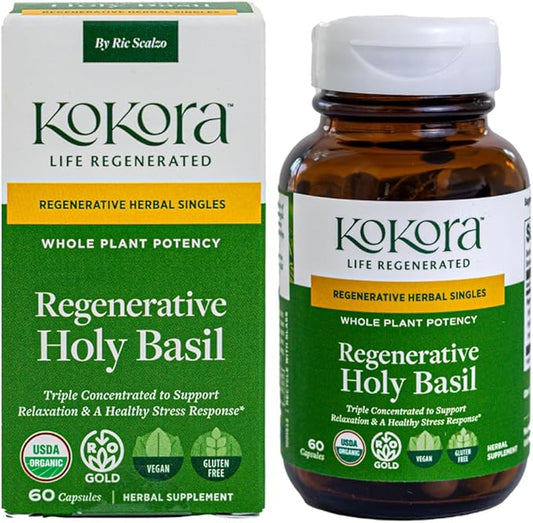 Regenerative Organic Certified Single - Holy Basil (60 ct)
