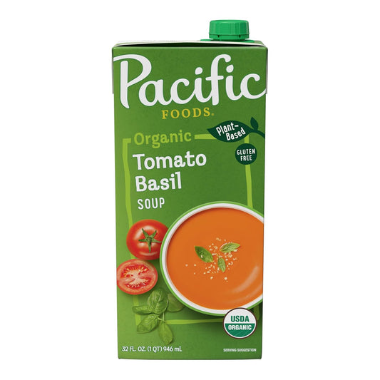 Pacific Foods Organic Tomato Basil Soup, 32 oz