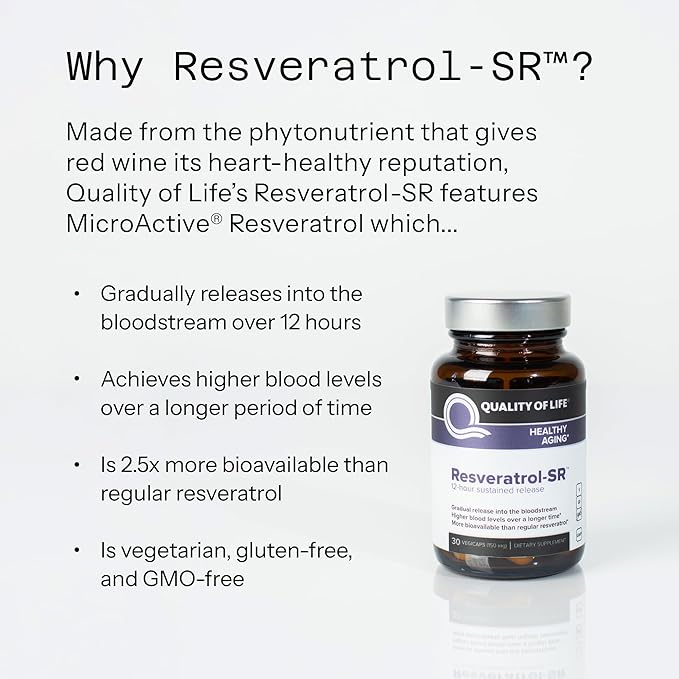 Resveratrol-SR, 150 mg, 30 Vegicaps