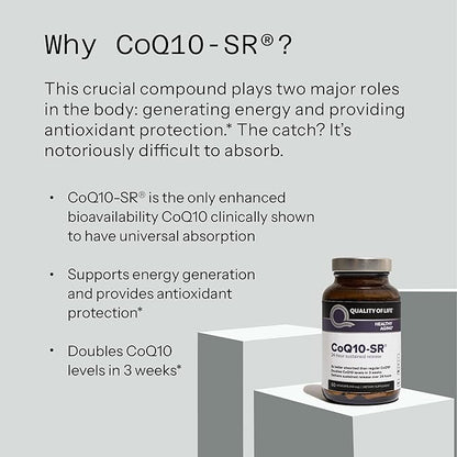 CoQ10-SR MicroActive® CoQ10, 100 mg, 60 Vegetable Capsules
