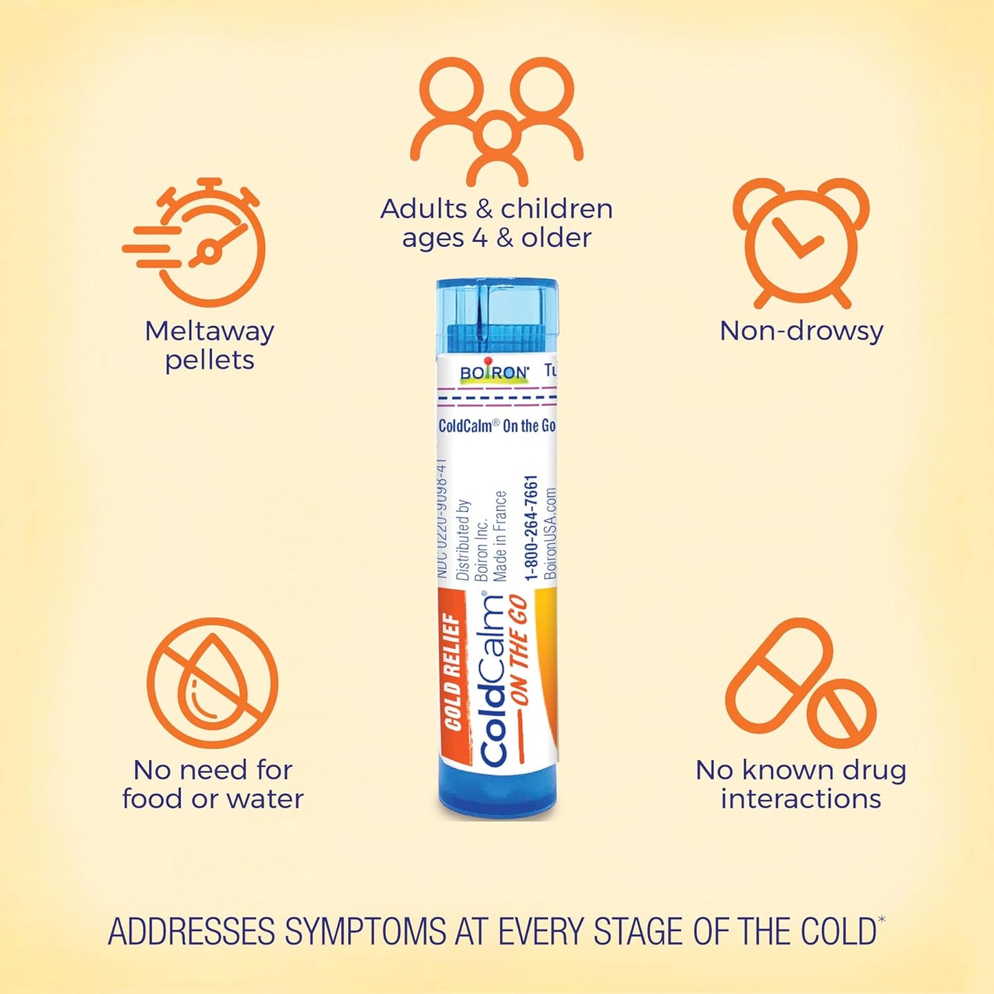 Boiron ColdCalm On The Go 2 Count (160 Pellets)
