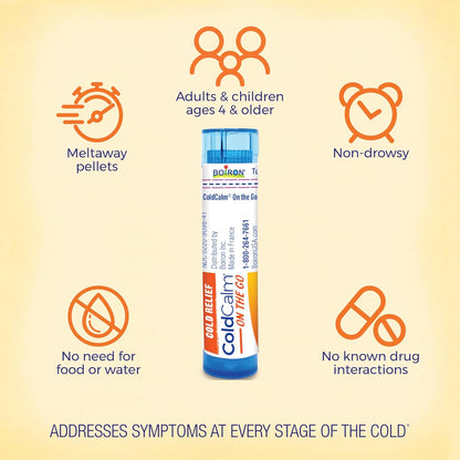 Boiron ColdCalm On The Go 2 Count (160 Pellets)