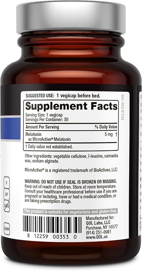 Melatonin-SR, 5 mg, 30 Vegicaps
