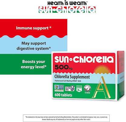 Sun Chlorella 500mg 600 Tab