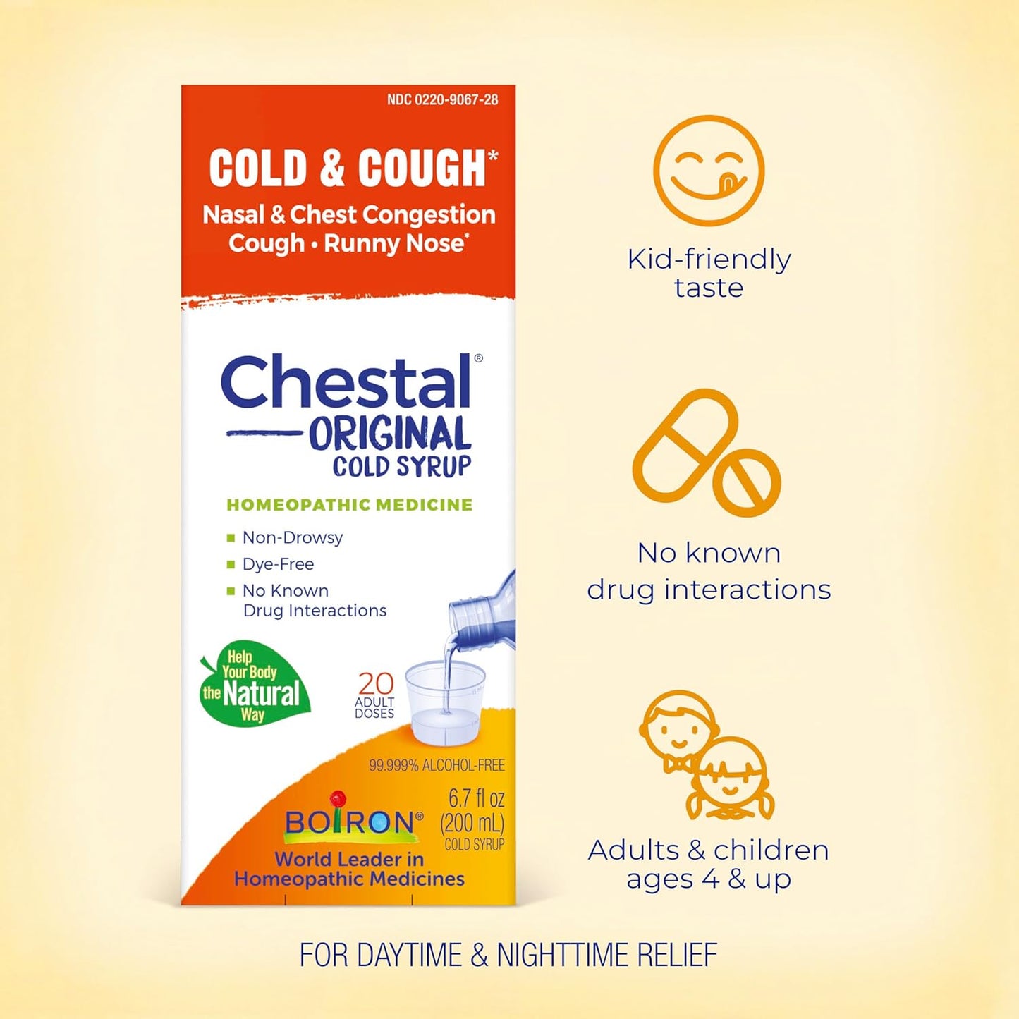 Boiron Chestal Adult Cold and Cough Syrup