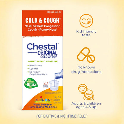 Boiron Chestal Adult Cold and Cough Syrup