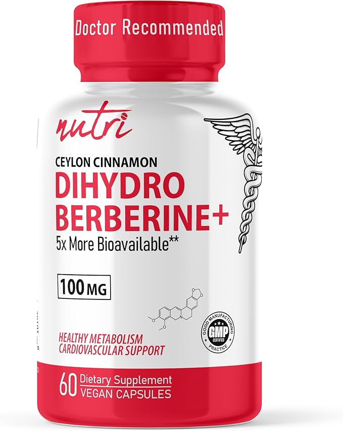 D100 Dihydroberberine+ 100 mg, 60 ct