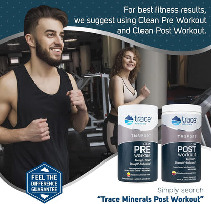 Trace Minerals Pre-Workout Clean Energy Powder (280 Grams)