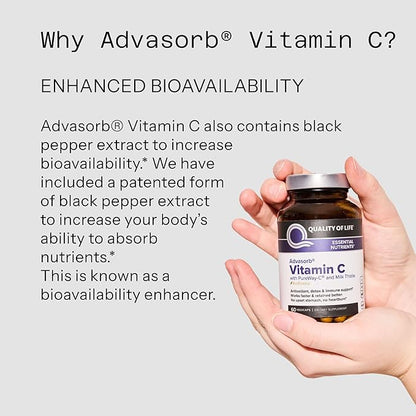 Advasorb® Vitamin C Supplement, 60 Vegicaps